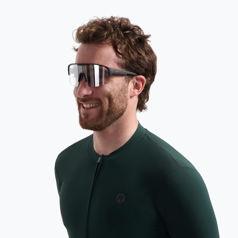 Sonnenbrille Rogelli Mirage Photochromatic black/silver mirror 3