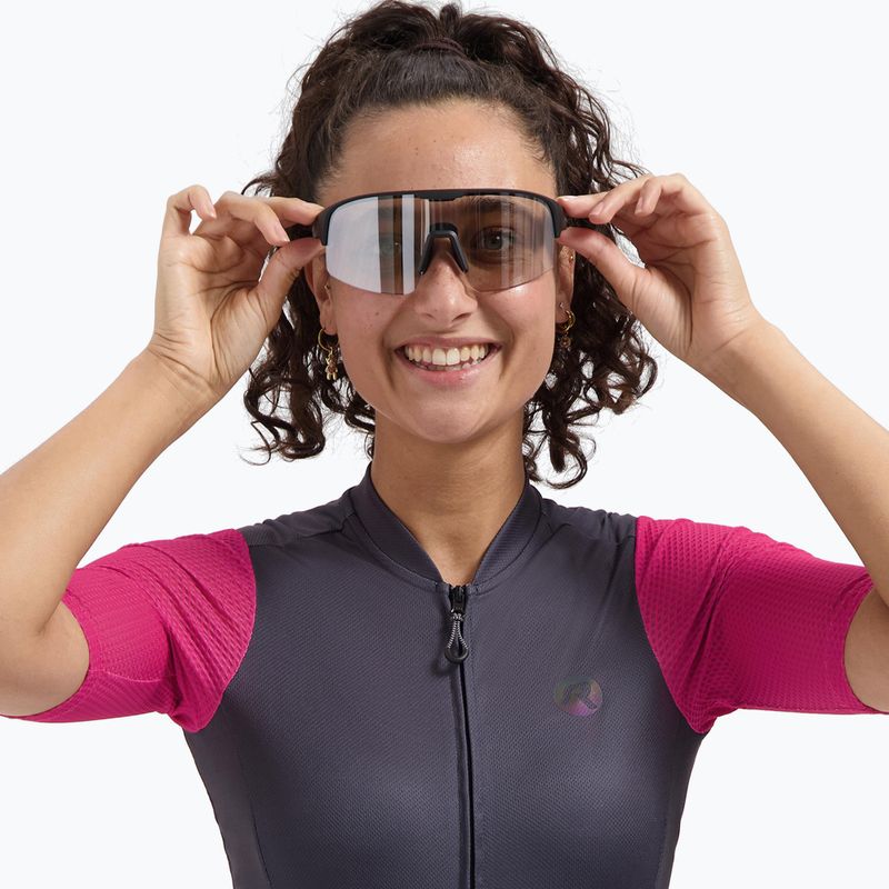 Sonnenbrille Rogelli Mirage Photochromatic black/silver mirror 4