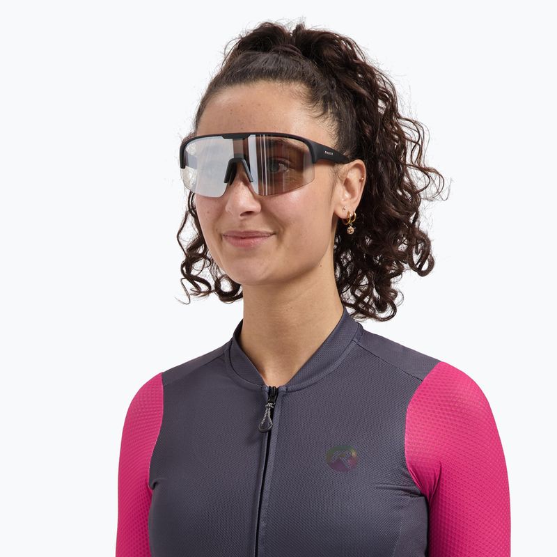 Sonnenbrille Rogelli Mirage Photochromatic black/silver mirror 5