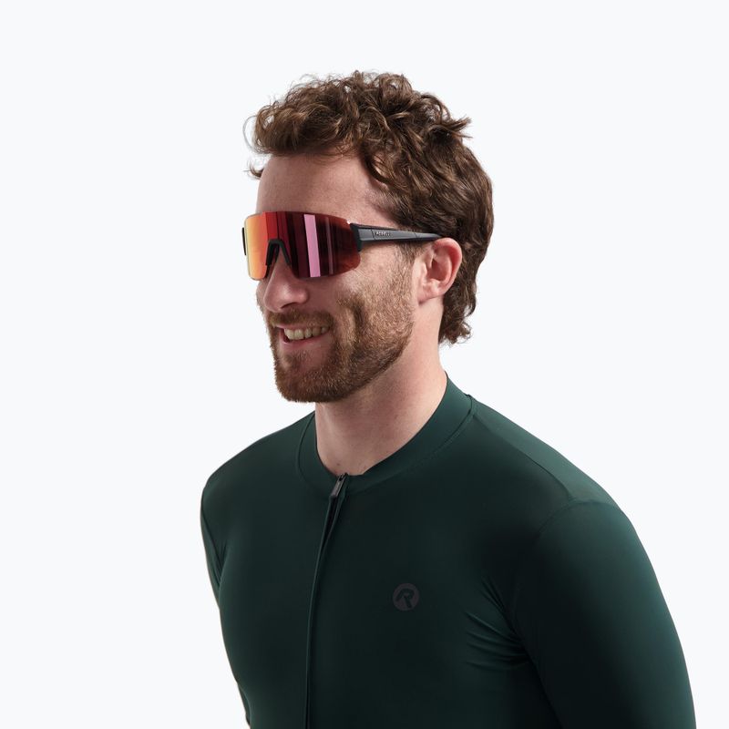 Sonnenbrille Rogelli Swift Full Revo black/red full revo 3