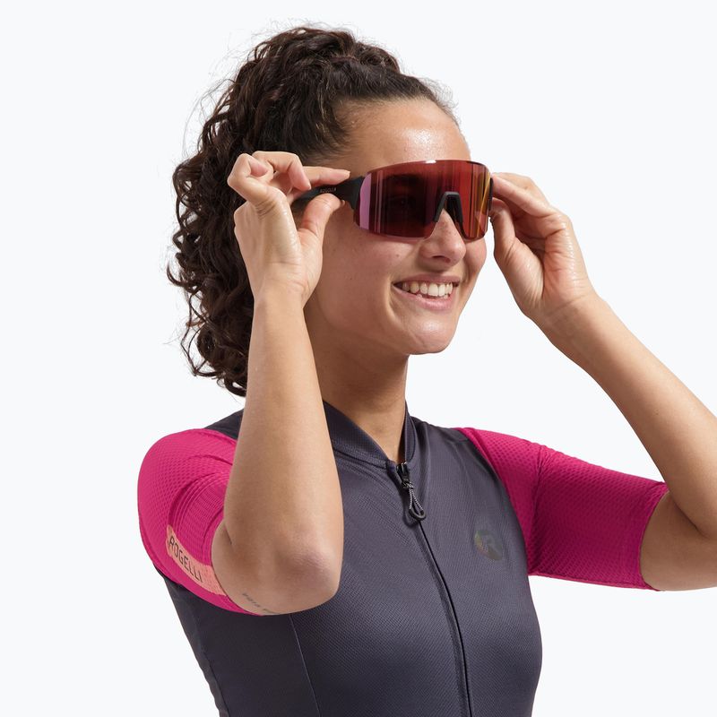 Sonnenbrille Rogelli Swift Full Revo black/red full revo 7