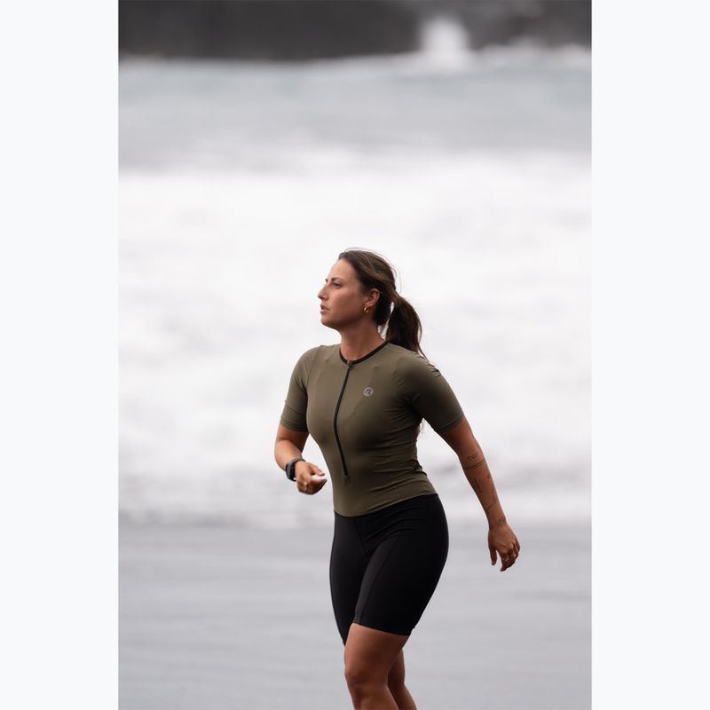 Triathlon-Anzug Rogelli Florida Tri Suit black/army green 12