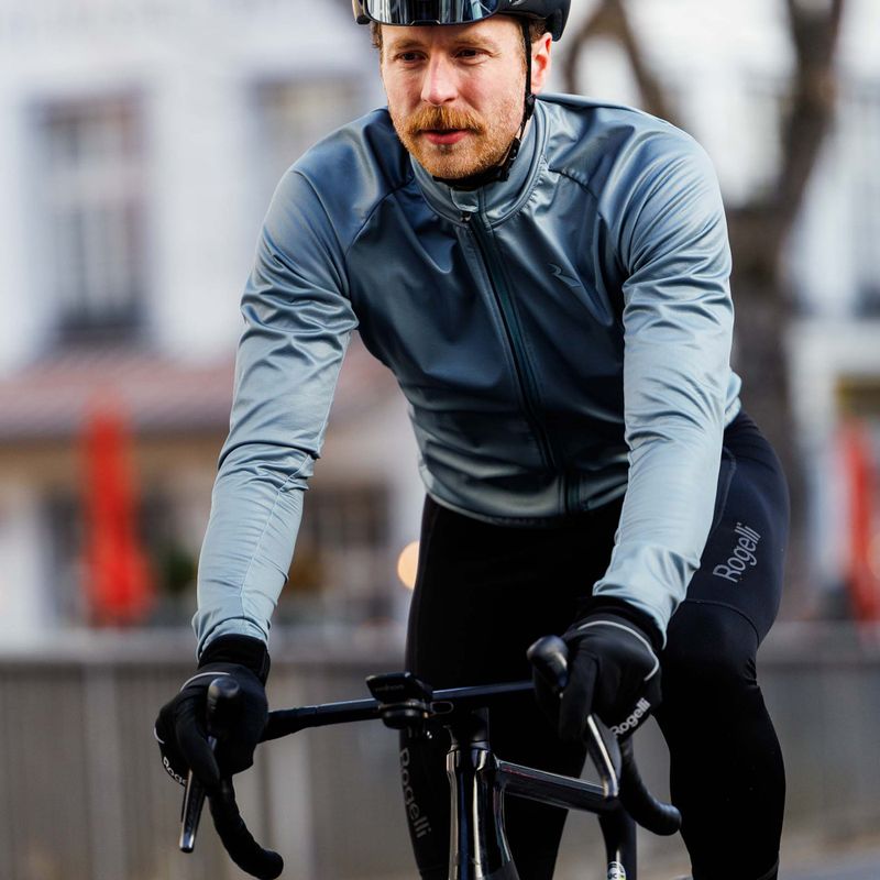 Herren-Fahrradjacke Rogelli Essential II Jacket grey 11