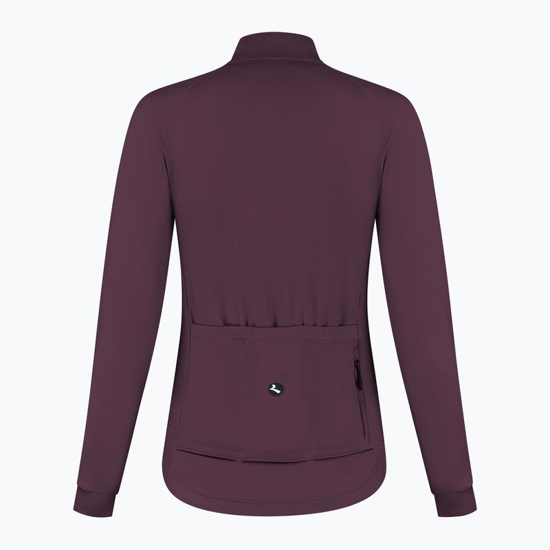 Damen Langarm-Radtrikot Rogelli Essential II eggplant 8