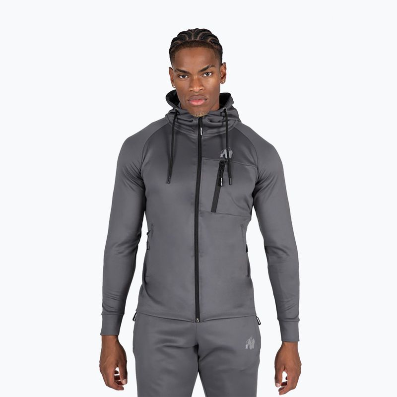 Training Sport Sweatshirt Hoodie Herren Gorilla Wear Scottsdale gray