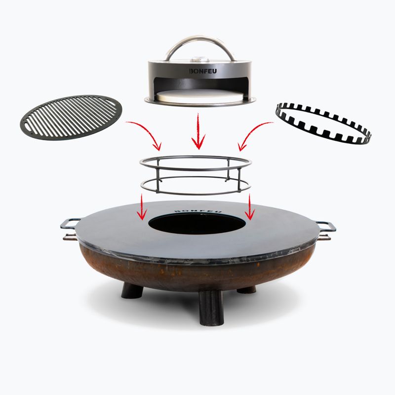  Feuerschale BonFeu BonBowl Plus 60 cm corten 2