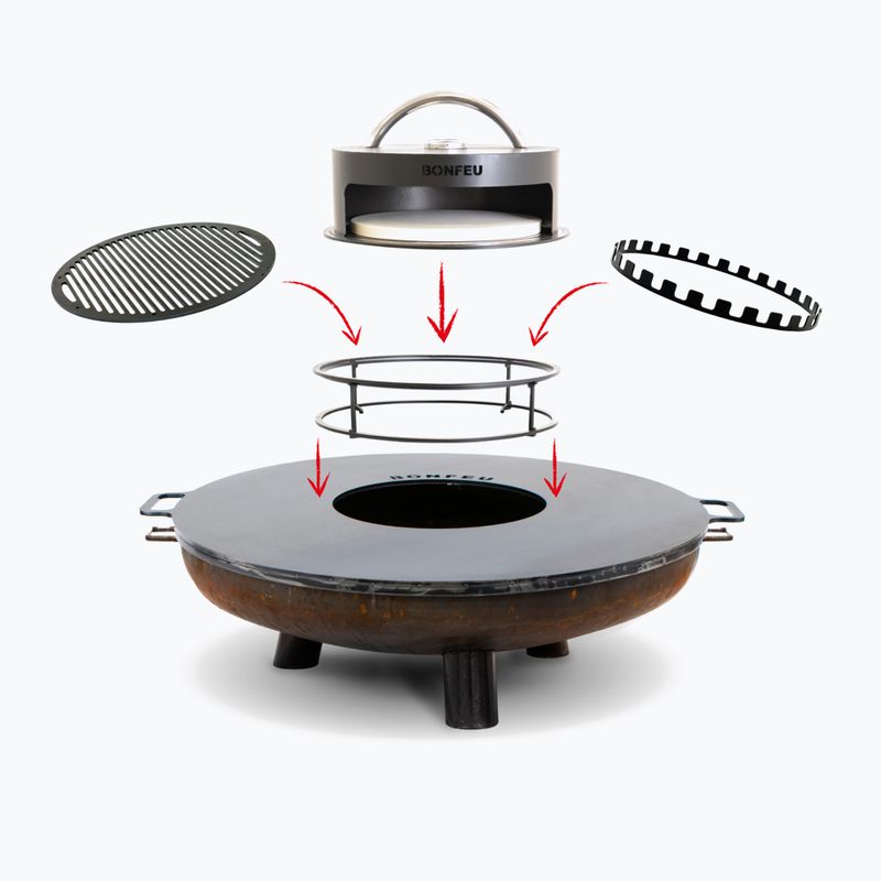  Feuerschale BonFeu BonBowl Plus 80 cm corten 2
