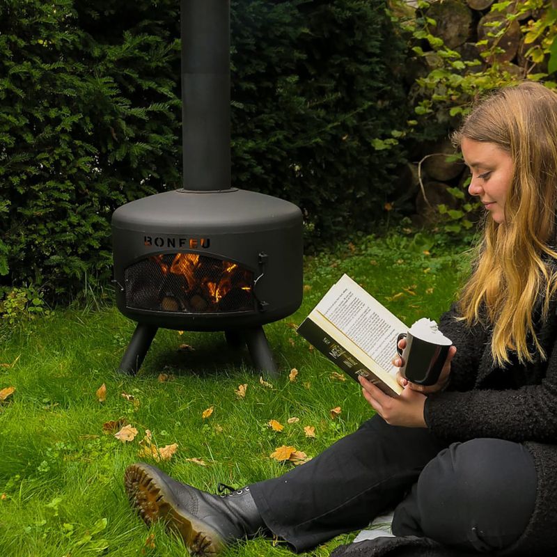 Gartenkamin BonFeu BonGiro black 10