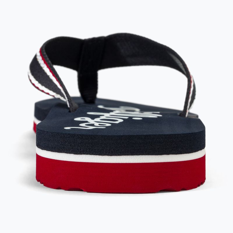 Tommy Hilfiger Im Graphic Beach Sandal Damen Flip Flops Space Blau 6
