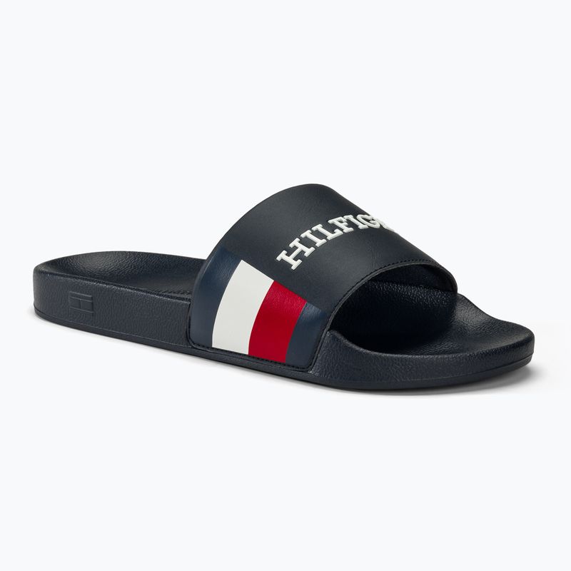 Tommy Hilfiger Herren RWB Pool Slide Wüste Himmel Flip-Flops