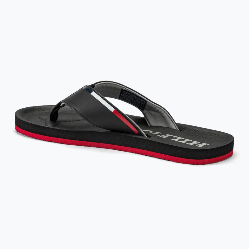 Tommy Hilfiger Herren Comfort Beach Sandale schwarz Flip Flops