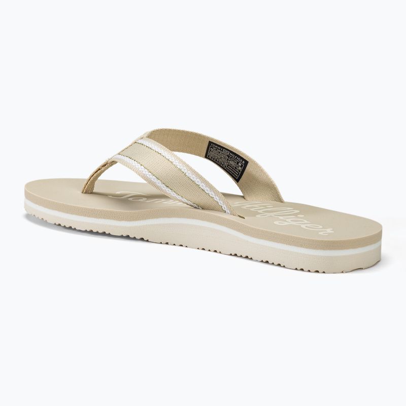 Tommy Hilfiger Im Graphic Beach Sandale Damen klassisch beige