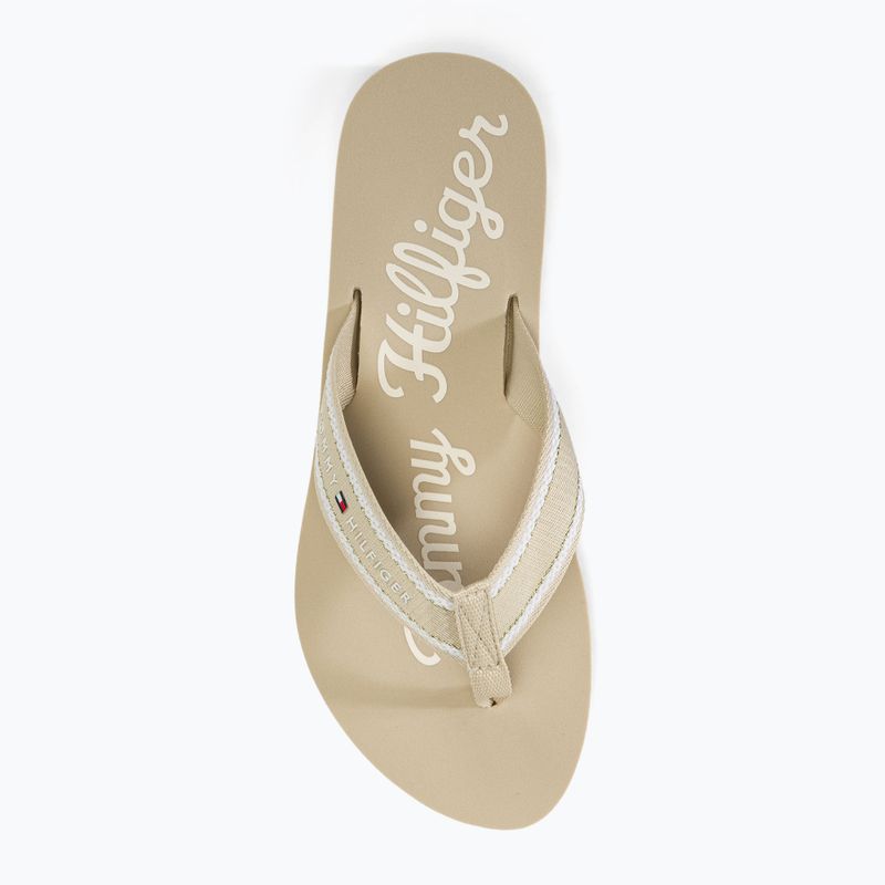 Tommy Hilfiger Im Graphic Beach Sandale Damen klassisch beige