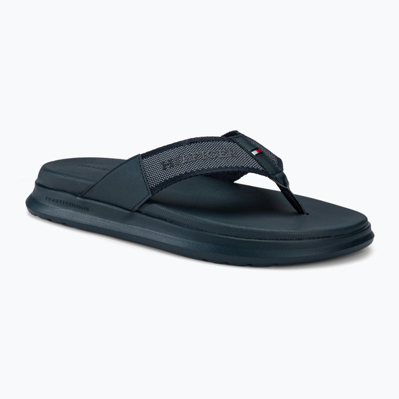 Tommy Hilfiger Comfort Toe Post Beach Sandale Herren Wüste Himmel Flip Flops