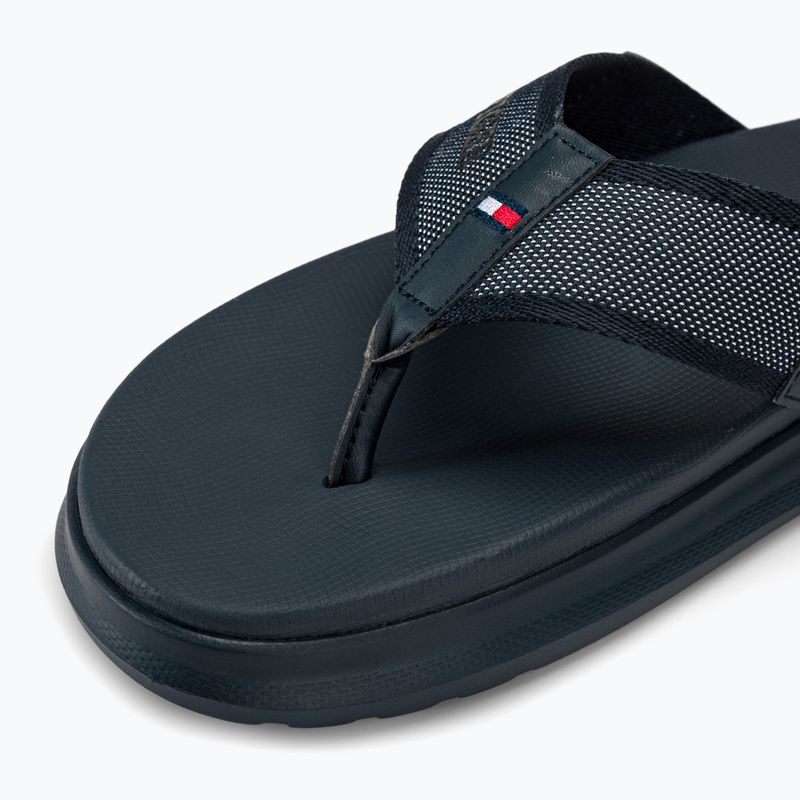 Tommy Hilfiger Comfort Toe Post Beach Sandale Herren Wüste Himmel Flip Flops 7