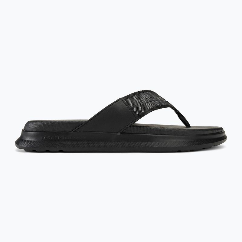 Tommy Hilfiger Comfort Toe Post Beach Sandale für Herren schwarz 2