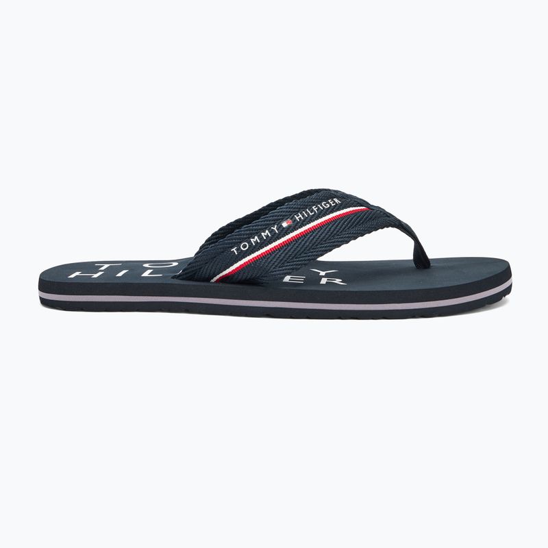 Flip-Flops Herren Tommy Hilfiger Web Beach Sandal desert sky 2
