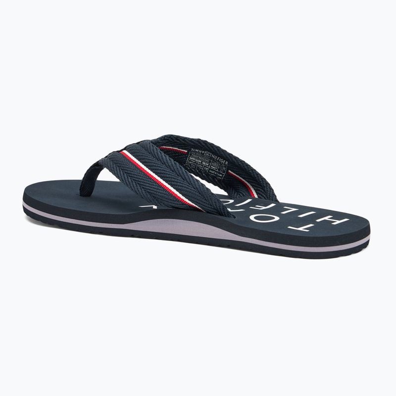Flip-Flops Herren Tommy Hilfiger Web Beach Sandal desert sky 3