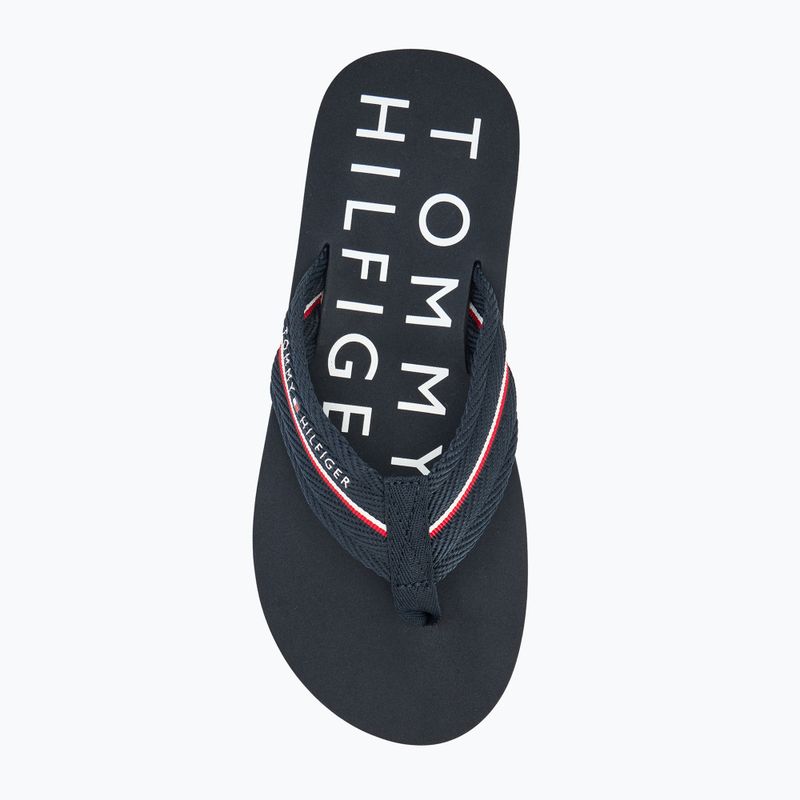 Flip-Flops Herren Tommy Hilfiger Web Beach Sandal desert sky 5