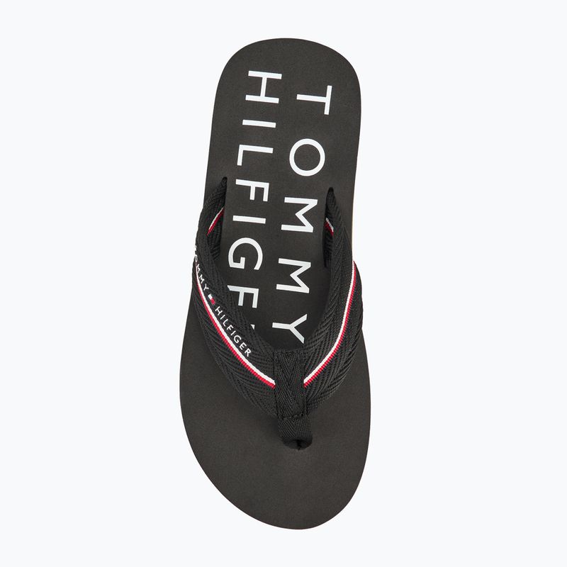Flip-Flops Herren Tommy Hilfiger Web Beach Sandal black 5