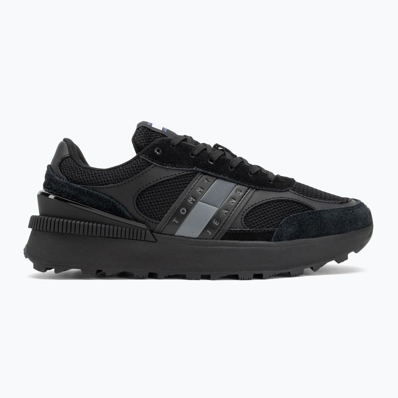 Tommy Jeans Herrenschuhe TJM Technical Runner Ess schwarz 2