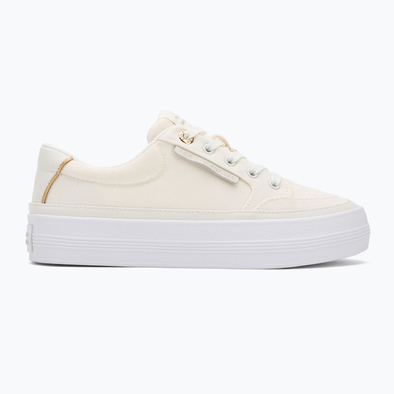 Tommy Hilfiger Essential Vulc Textil YBL Damen Turnschuhe ecru 2