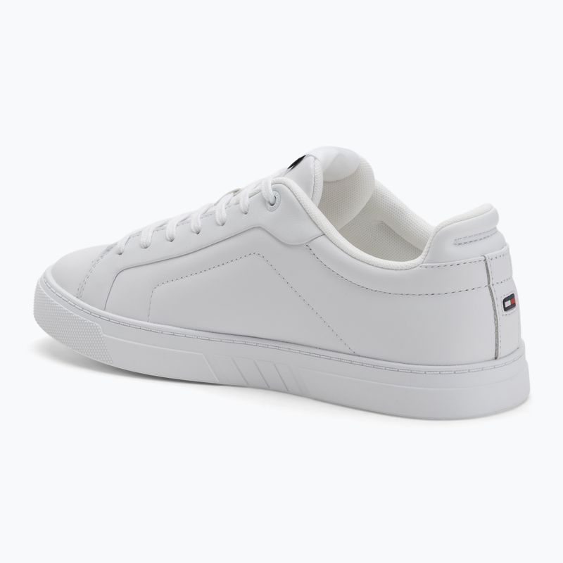 Tommy Hilfiger Herrenschuhe Icon Court Lth Flag Ess weiß 3