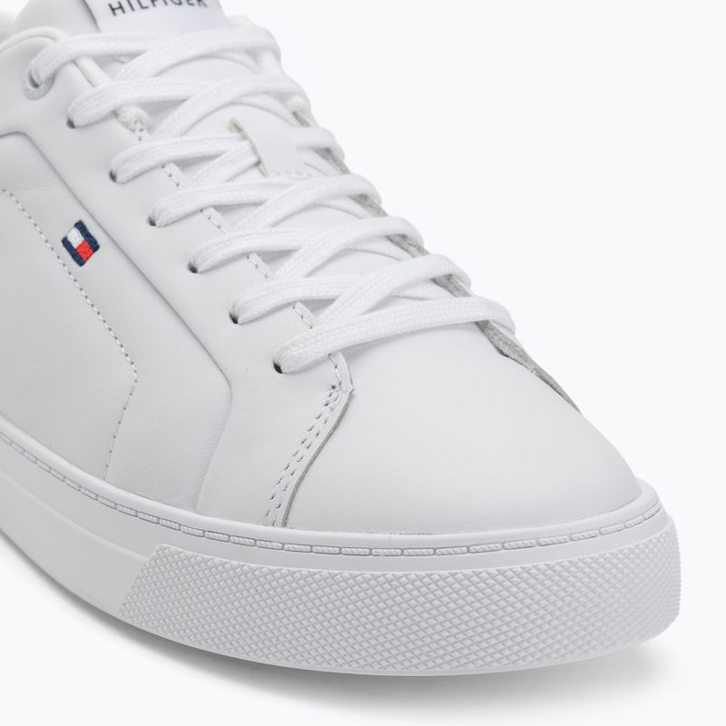 Tommy Hilfiger Herrenschuhe Icon Court Lth Flag Ess weiß 7