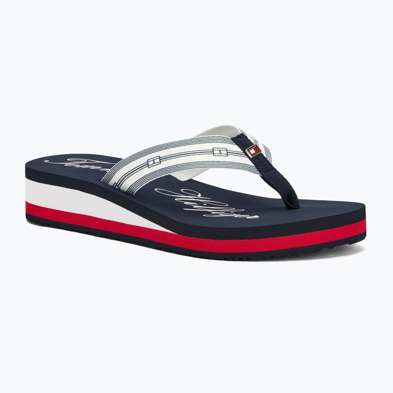 Flip-Flops Damen Tommy Hilfiger Im Th Signature Beach Sandal rwb