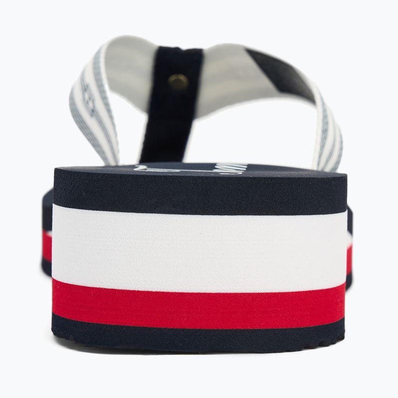 Flip-Flops Damen Tommy Hilfiger Im Th Signature Beach Sandal rwb 6