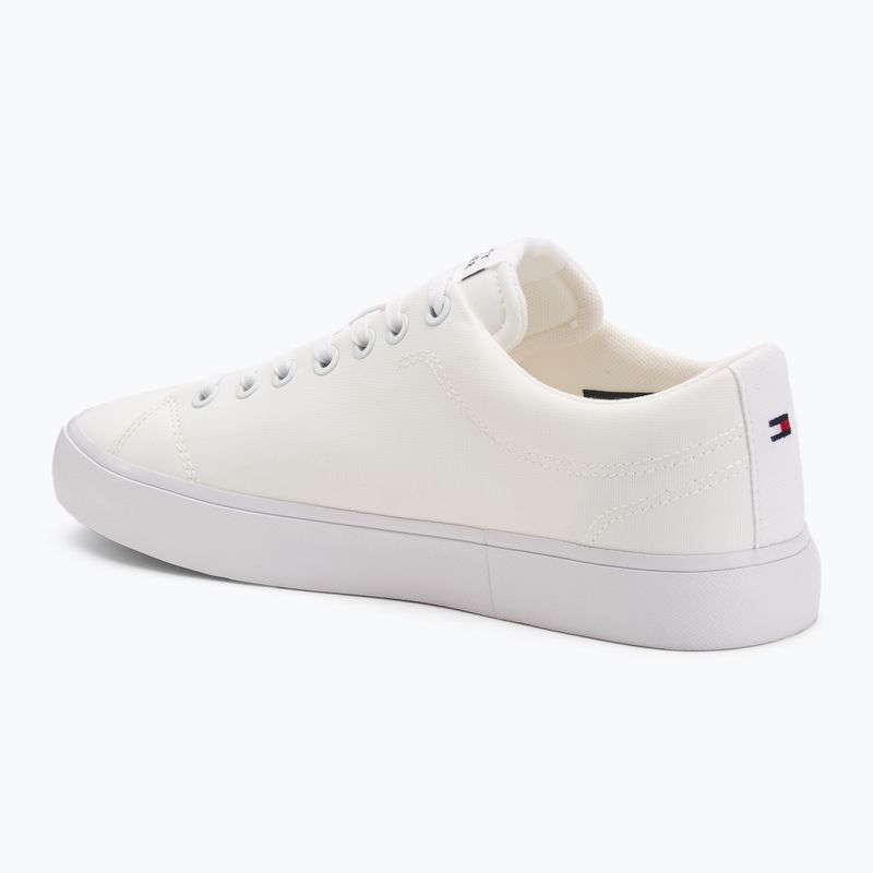 Tommy Hilfiger Herren Turnschuhe Th Hi Vulc Low Core Stripes Mesh YBS weiß 3