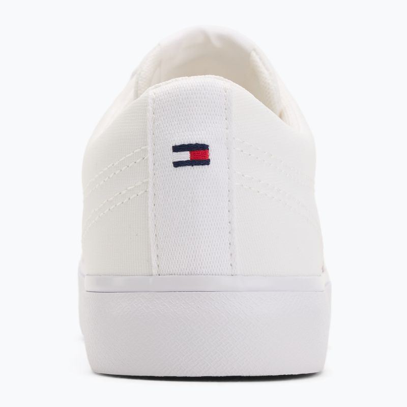 Tommy Hilfiger Herren Turnschuhe Th Hi Vulc Low Core Stripes Mesh YBS weiß 6