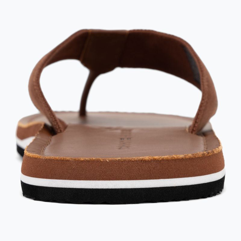 Flip-Flops Herren Tommy Hilfiger Leather Beach Sandal winter cognac 6