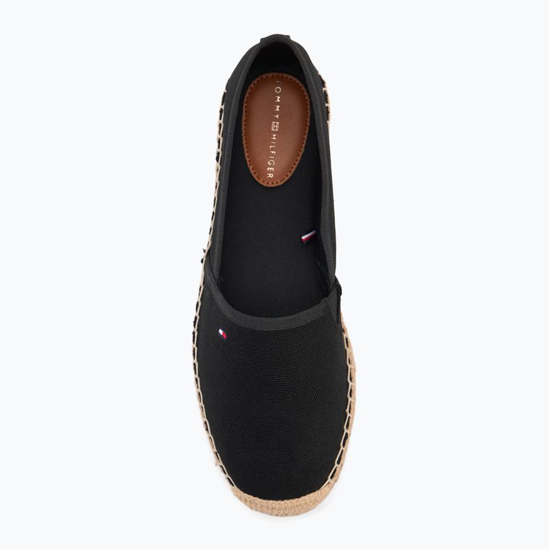 Tommy Hilfiger Damen Schuhe Flag Canvas schwarz 5