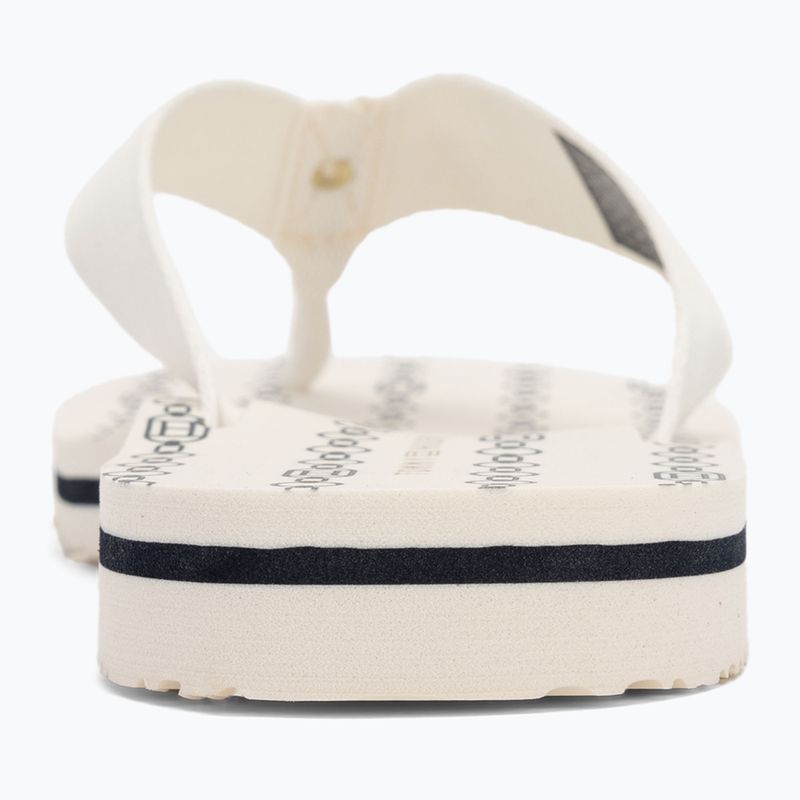 Flip-Flops Damen Tommy Hilfiger Chain Print Beach Sandal ivory 6