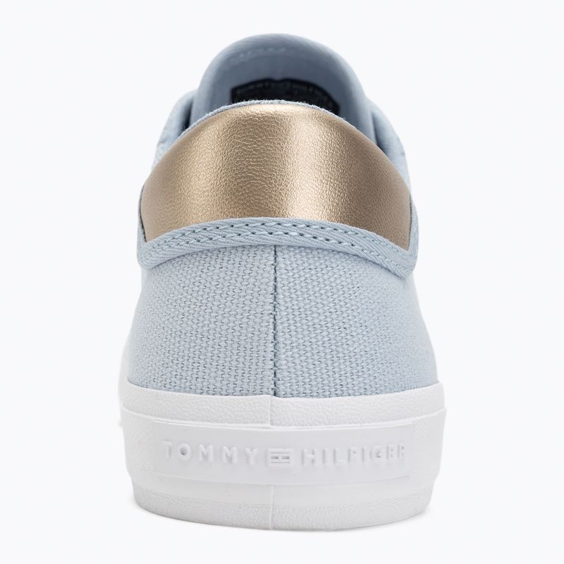 Tommy Hilfiger Damen Turnschuhe Vulc Canvas Lace Up luftig blau 6