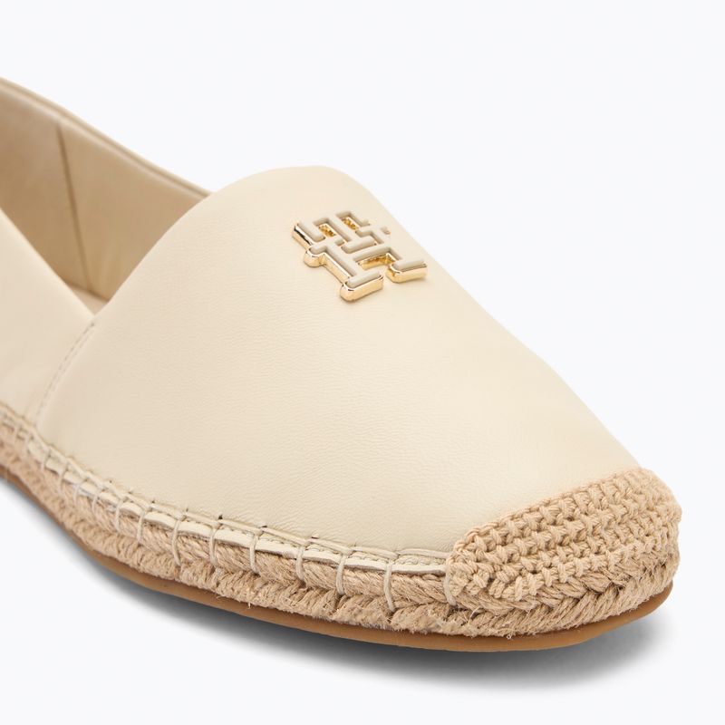Tommy Hilfiger Damen Schuhe Th Logo Leder Musselin 7
