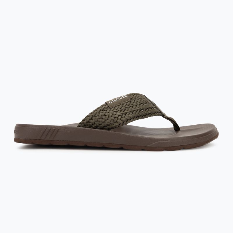 Flip-Flops Herren Tommy Hilfiger Molded Web Beach Sandal army green 2