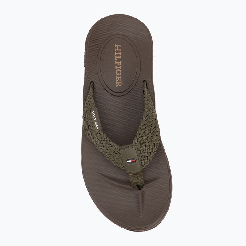 Flip-Flops Herren Tommy Hilfiger Molded Web Beach Sandal army green 5