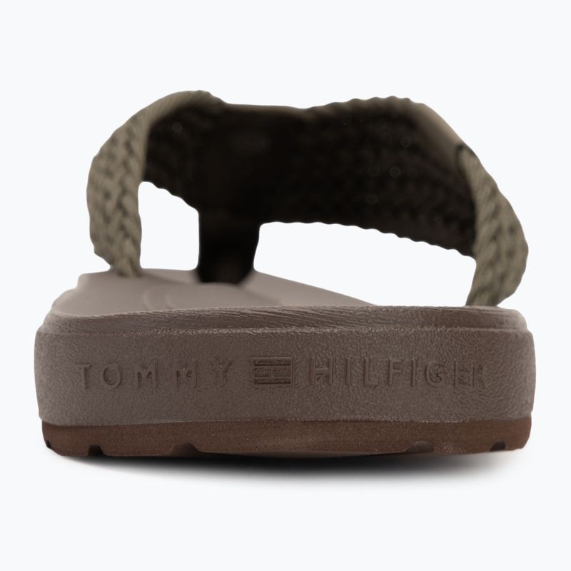 Flip-Flops Herren Tommy Hilfiger Molded Web Beach Sandal army green 6