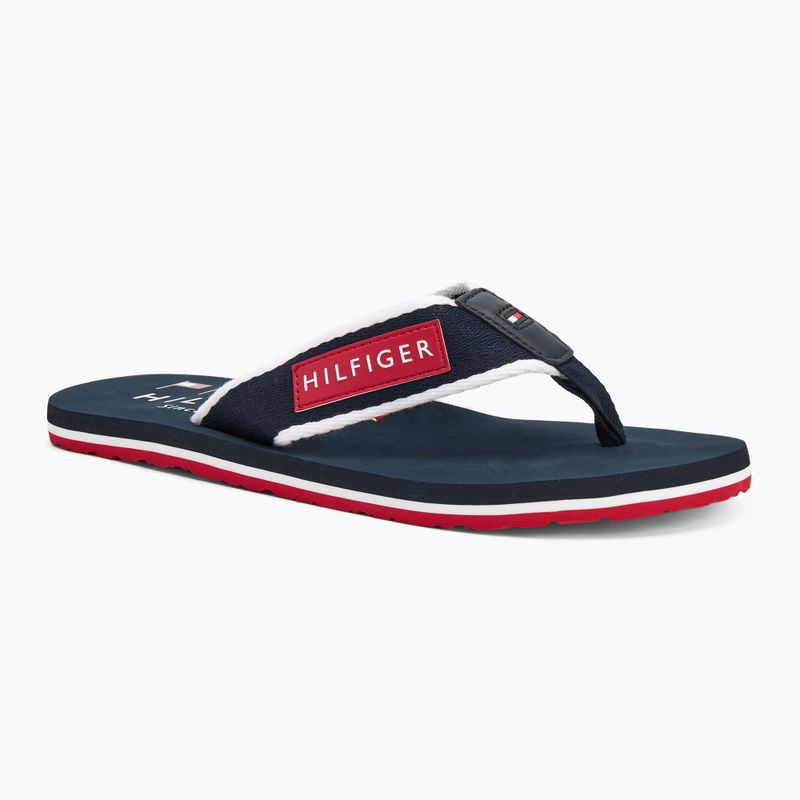 Flip-Flops Herren Tommy Hilfiger Patch Beach Sandal desert sky