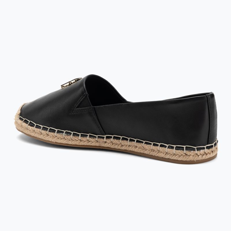 Tommy Hilfiger Damen Schuhe Th Logo Leder schwarz 3
