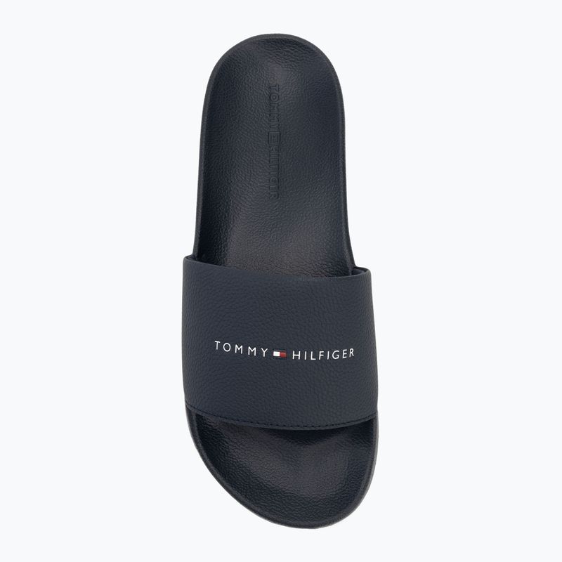 Badeschlappen Schlappen Herren Tommy Hilfiger Nyc Pool Slide desert sky 5