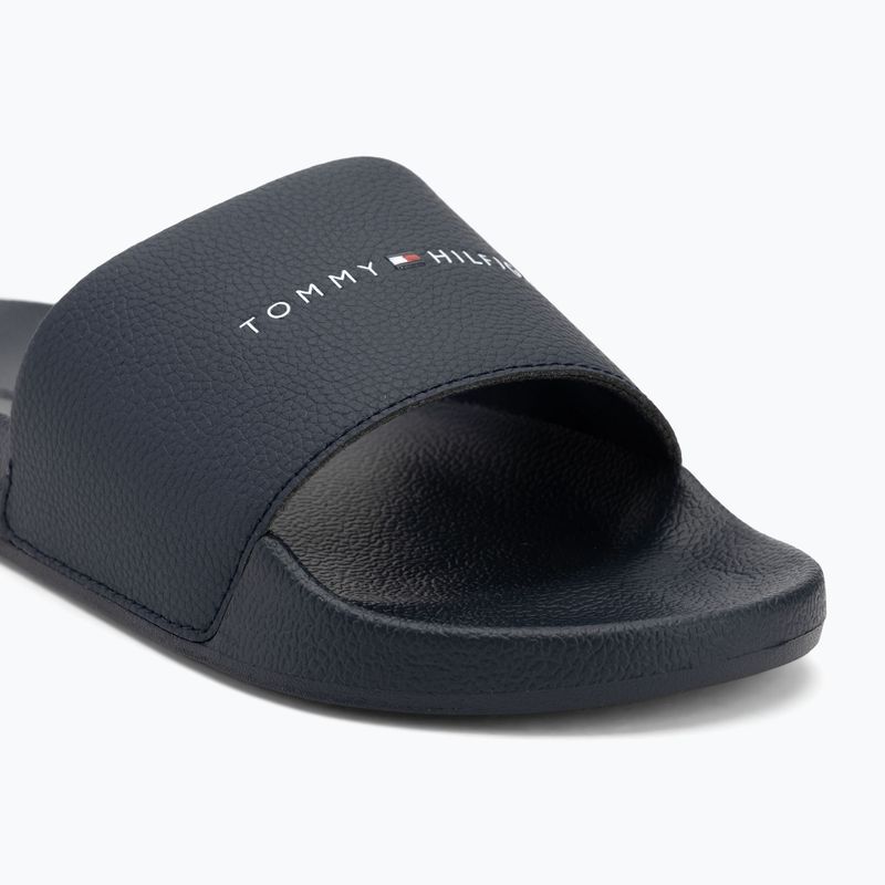 Badeschlappen Schlappen Herren Tommy Hilfiger Nyc Pool Slide desert sky 7