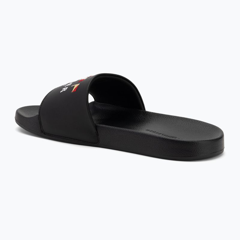 Badeschlappen Schlappen Herren Tommy Hilfiger Flags Pool Slide black 3