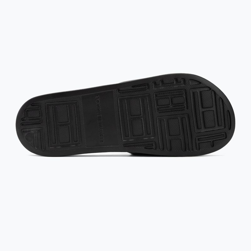 Badeschlappen Schlappen Herren Tommy Hilfiger Flags Pool Slide black 4
