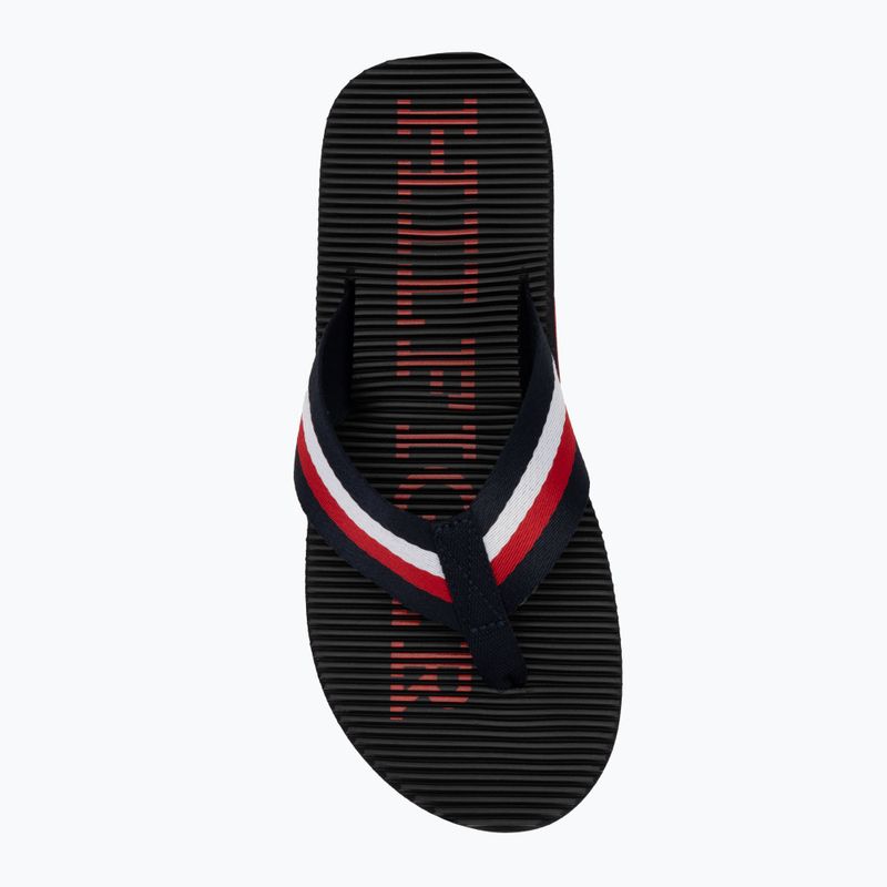 Flip-Flops Herren Tommy Hilfiger Massage Beach Sandal desert sky 5