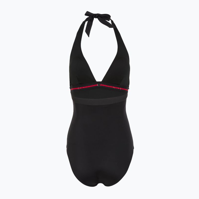 Tommy Hilfiger Halter One Piece Badeanzug schwarz 2