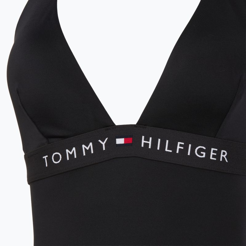 Tommy Hilfiger Halter One Piece Badeanzug schwarz 3