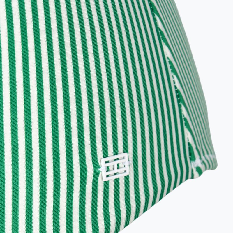 Tommy Hilfiger Women's Straight One Piece Seersucker Badeanzug radiant grün/weiß 3